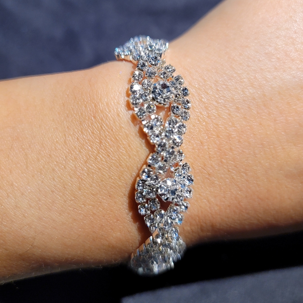 Beautiful faux diamond bracelet